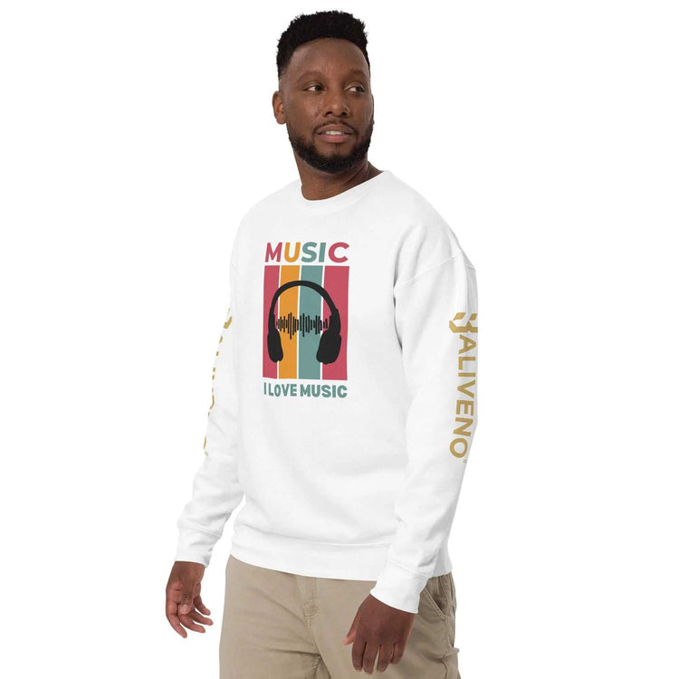 I Love MusicI Love Music SweatshirtEmbrace your passion for music in style with our I Love Music Sweatshirt, a timeless wardrobe staple that&