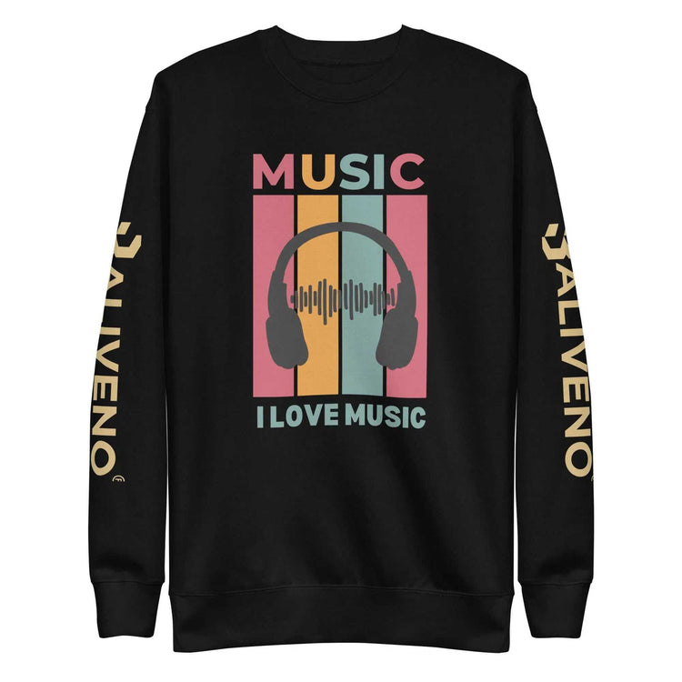 I Love MusicI Love Music SweatshirtEmbrace your passion for music in style with our I Love Music Sweatshirt, a timeless wardrobe staple that&