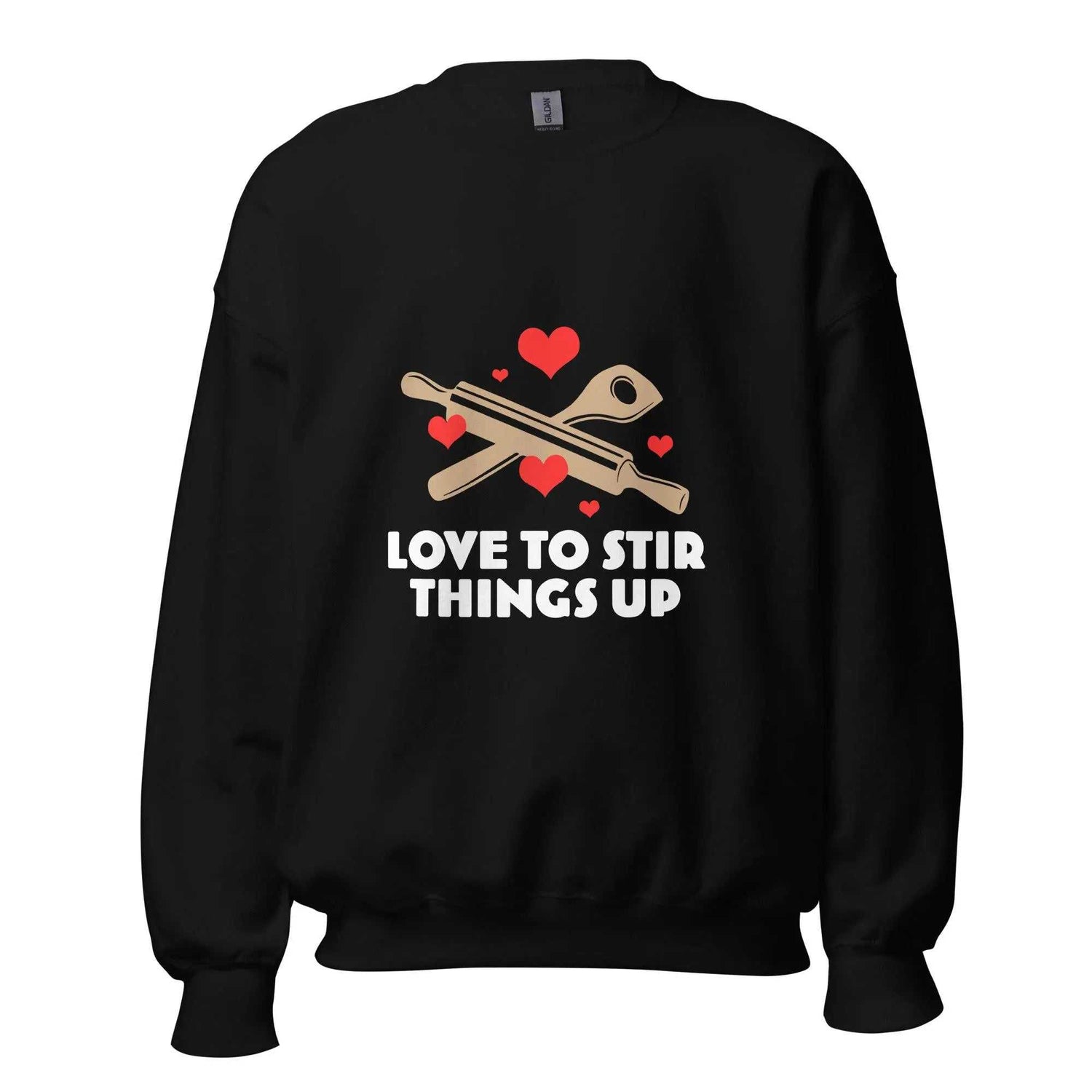 Love To StirLove To Stir Things Up SweatshirtEmbrace your unique style with our Love To Stir Things Up Sweatshirt, a sturdy and warm essential designed to keep you cozy during the colder months. Crafted with ca[Bal]
