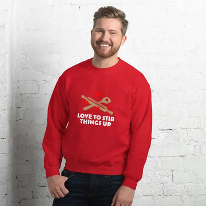 Love To StirLove To Stir Things Up SweatshirtEmbrace your unique style with our Love To Stir Things Up Sweatshirt, a sturdy and warm essential designed to keep you cozy during the colder months. Crafted with ca[Bal]