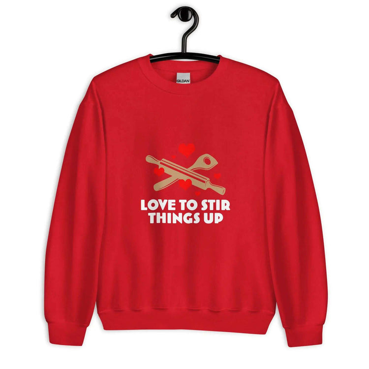 Love To StirLove To Stir Things Up SweatshirtEmbrace your unique style with our Love To Stir Things Up Sweatshirt, a sturdy and warm essential designed to keep you cozy during the colder months. Crafted with ca[Bal]