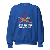 Love To StirLove To Stir Things Up SweatshirtEmbrace your unique style with our Love To Stir Things Up Sweatshirt, a sturdy and warm essential designed to keep you cozy during the colder months. Crafted with ca[Bal]