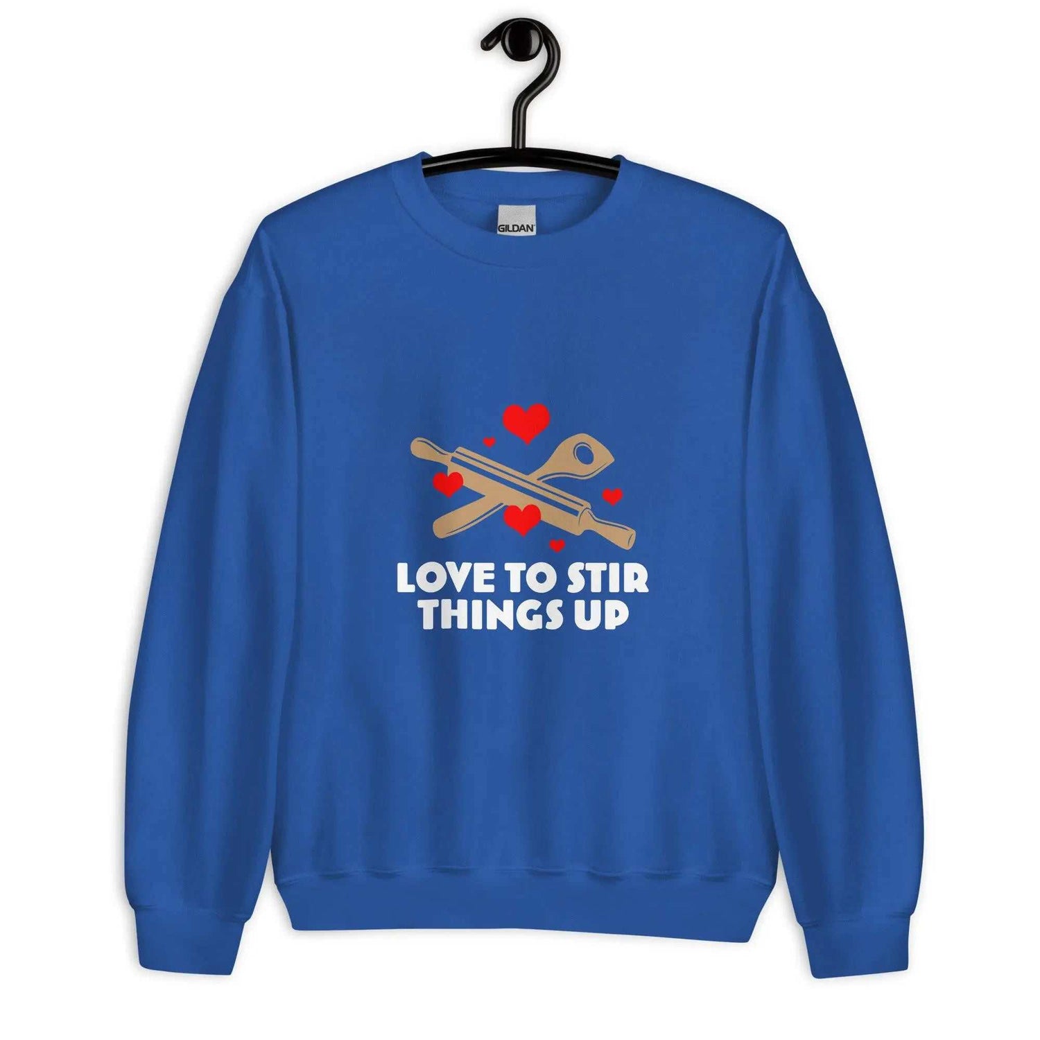 Love To StirLove To Stir Things Up SweatshirtEmbrace your unique style with our Love To Stir Things Up Sweatshirt, a sturdy and warm essential designed to keep you cozy during the colder months. Crafted with ca[Bal]