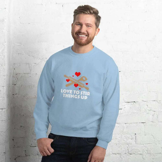 Love To StirLove To Stir Things Up SweatshirtEmbrace your unique style with our Love To Stir Things Up Sweatshirt, a sturdy and warm essential designed to keep you cozy during the colder months. Crafted with ca[Bal]