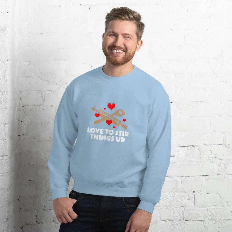Love To StirLove To Stir Things Up SweatshirtEmbrace your unique style with our Love To Stir Things Up Sweatshirt, a sturdy and warm essential designed to keep you cozy during the colder months. Crafted with ca[Bal]