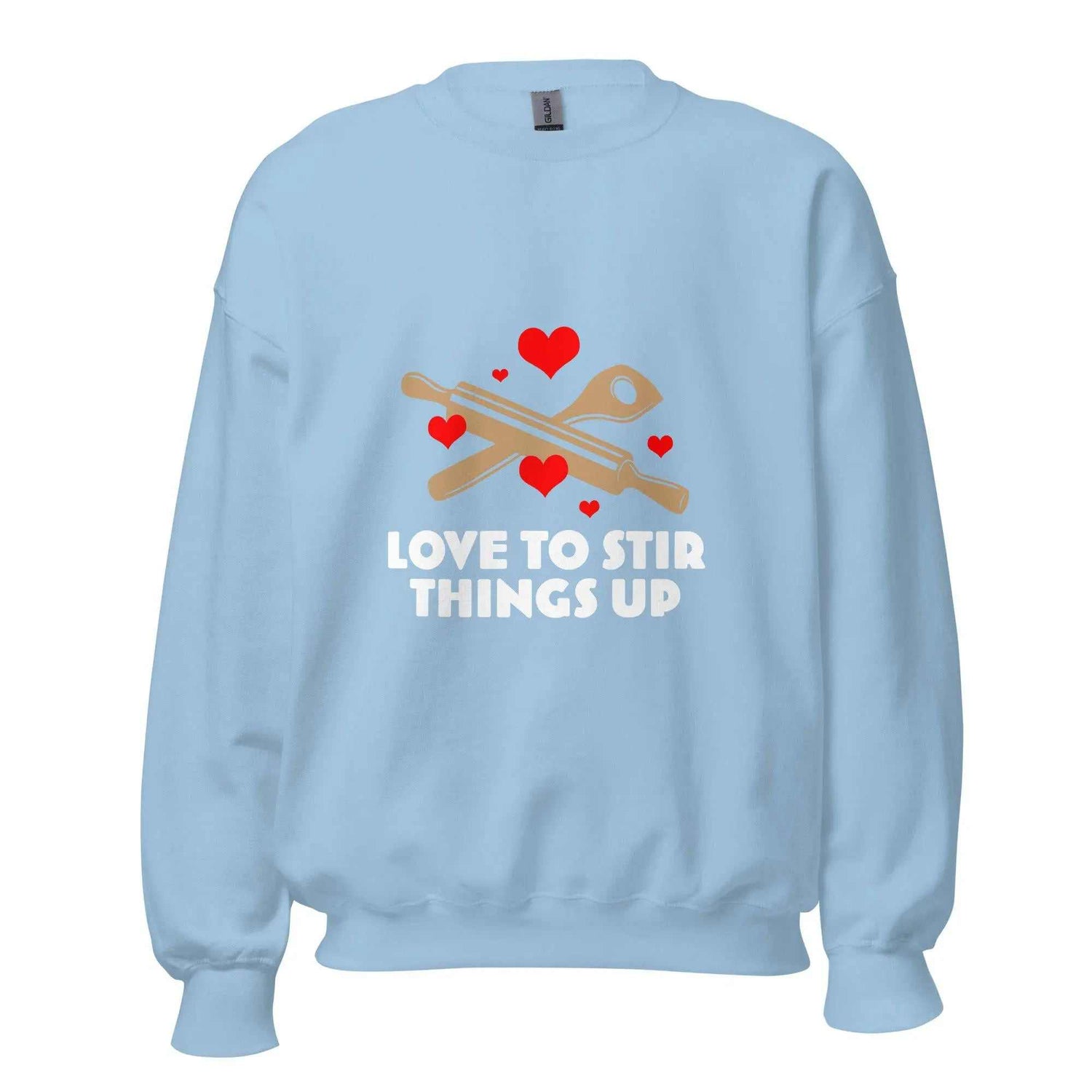 Love To StirLove To Stir Things Up SweatshirtEmbrace your unique style with our Love To Stir Things Up Sweatshirt, a sturdy and warm essential designed to keep you cozy during the colder months. Crafted with ca[Bal]