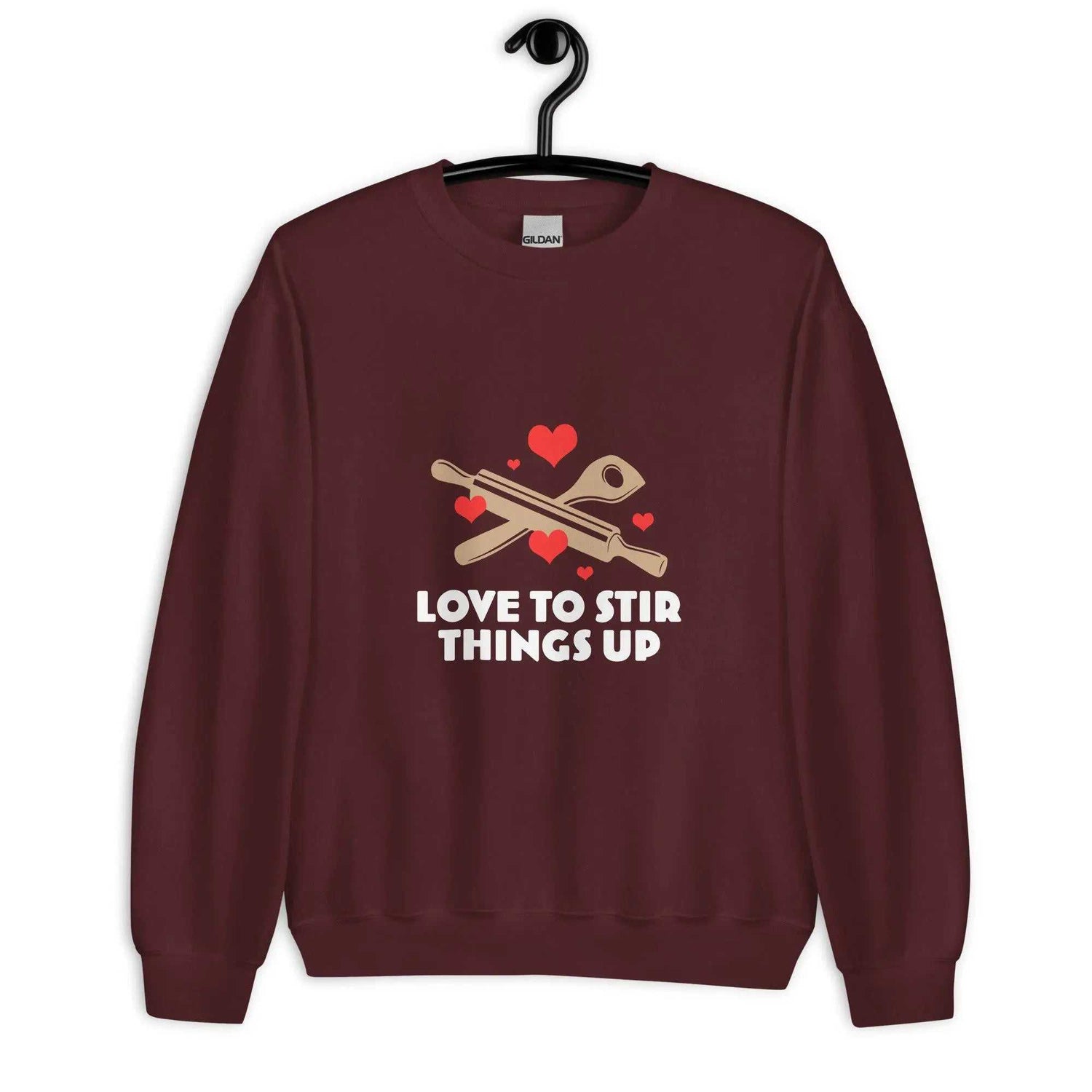 Love To StirLove To Stir Things Up SweatshirtEmbrace your unique style with our Love To Stir Things Up Sweatshirt, a sturdy and warm essential designed to keep you cozy during the colder months. Crafted with ca[Bal]