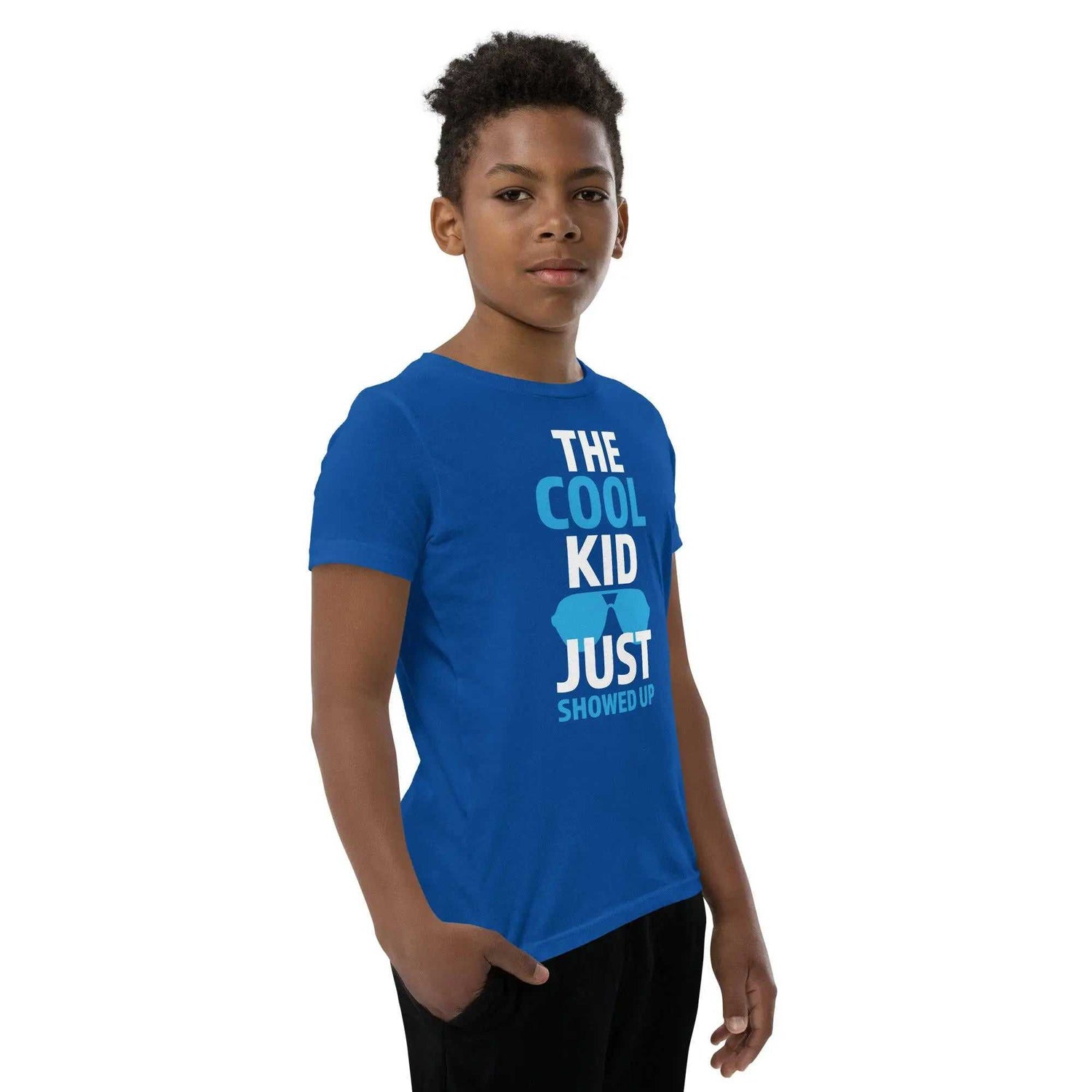 The Cool KidThe Cool Kid Just Showed Up T-ShirtIntroducing "The Cool Kid Just Showed Up" T-shirt – the perfect blend of style, comfort, and sustainability for your little trendsetter! Crafted from 100% organic ri[Bal]