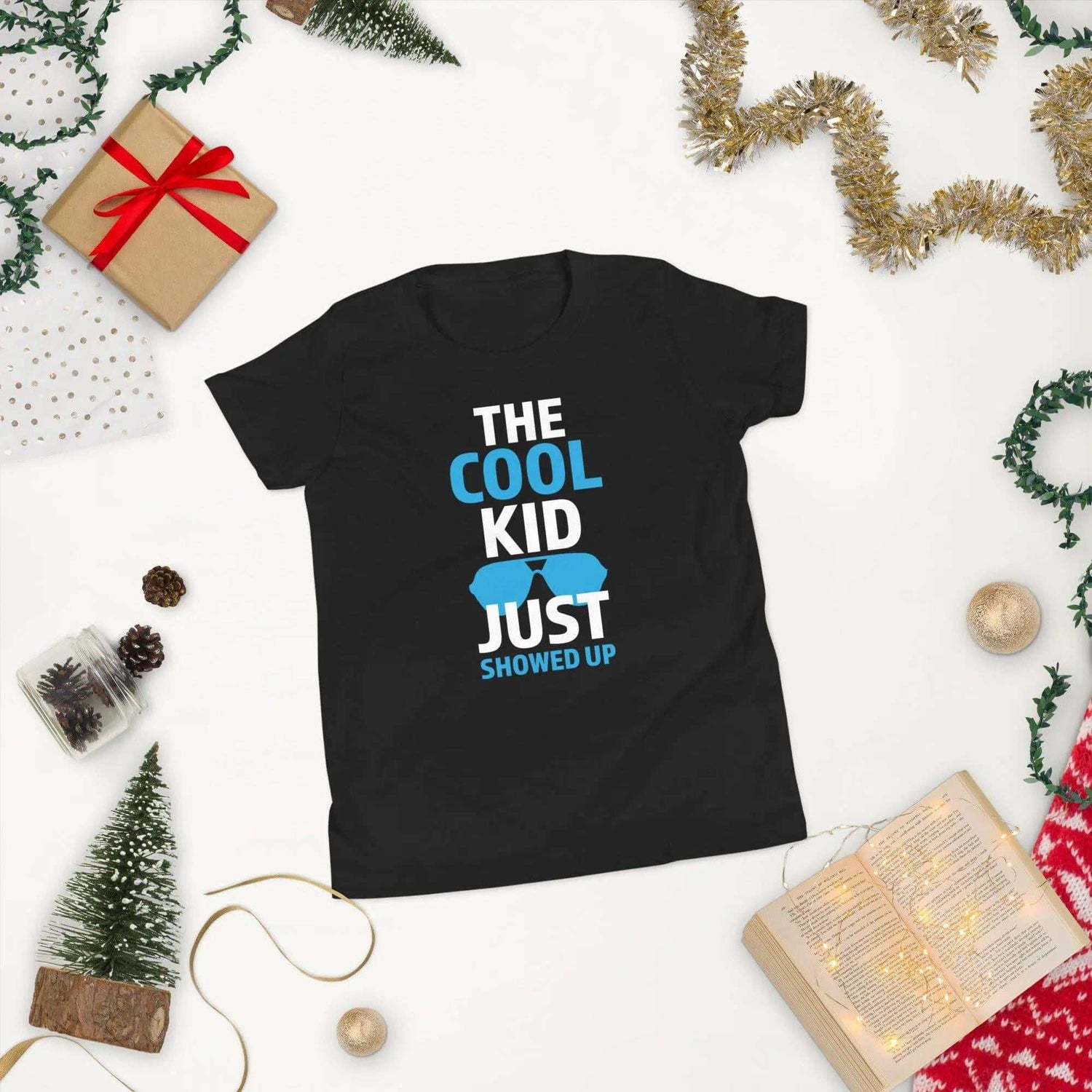 The Cool KidThe Cool Kid Just Showed Up T-ShirtIntroducing "The Cool Kid Just Showed Up" T-shirt – the perfect blend of style, comfort, and sustainability for your little trendsetter! Crafted from 100% organic ri[Bal]