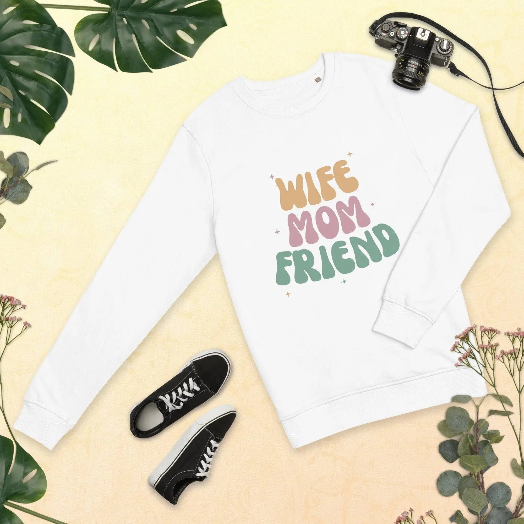 Wife Mom Friend Sweatshirt - BALIVENO