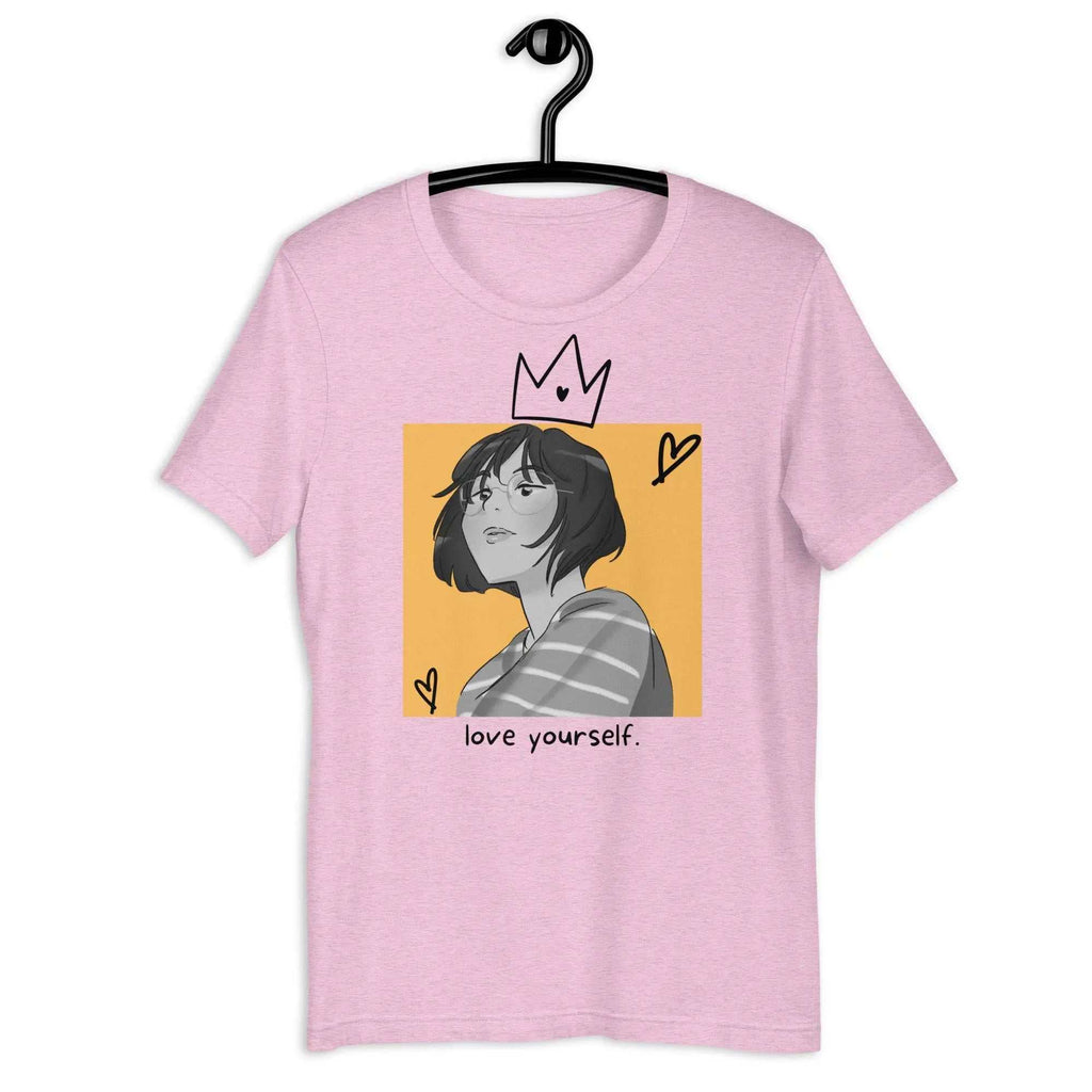 Love Yourself T-ShirtLove Yourself T-ShirtExperience the ultimate comfort and style with our Love Yourself T-Shirt, crafted to be everything you've dreamed of and more. Made from premium quality materials, t[Bal]