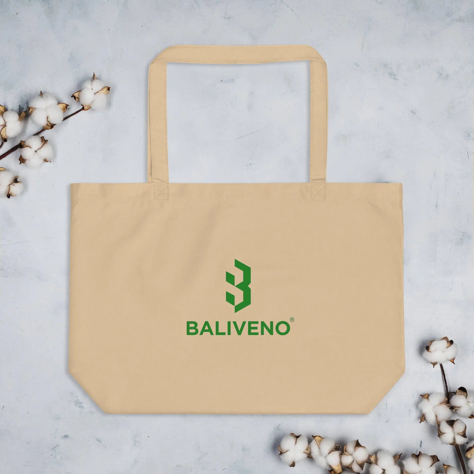 Large organic tote bag - BALIVENO