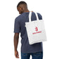 Organic fashion tote bagOrganic fashion tote bagMake an eco-friendly fashion statement by choosing the organic tote bag. Constructed from high quality durable material, it has a bottom gusset that makes the bag ro[Bal]