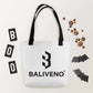 Tote bagTote bagIntroducing our stylish and spacious tote bag, designed to effortlessly carry everything you need while adding a touch of trendiness to your ensemble.
Crafted from 1[Bal]