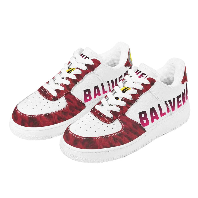 Baliveno Low Top Luxury Leather Sport SneakersBaliveno Low Top Luxury Leather Sport Sneakers* Custom all-over printed shoes with a low top and lace-up closure construction for a snug fit.* Made of high-quality eco-friendly PU upper to keep your shoes clean,[Bal]