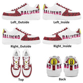 Baliveno Low Top Luxury Leather Sport SneakersBaliveno Low Top Luxury Leather Sport Sneakers* Custom all-over printed shoes with a low top and lace-up closure construction for a snug fit.* Made of high-quality eco-friendly PU upper to keep your shoes clean,[Bal]