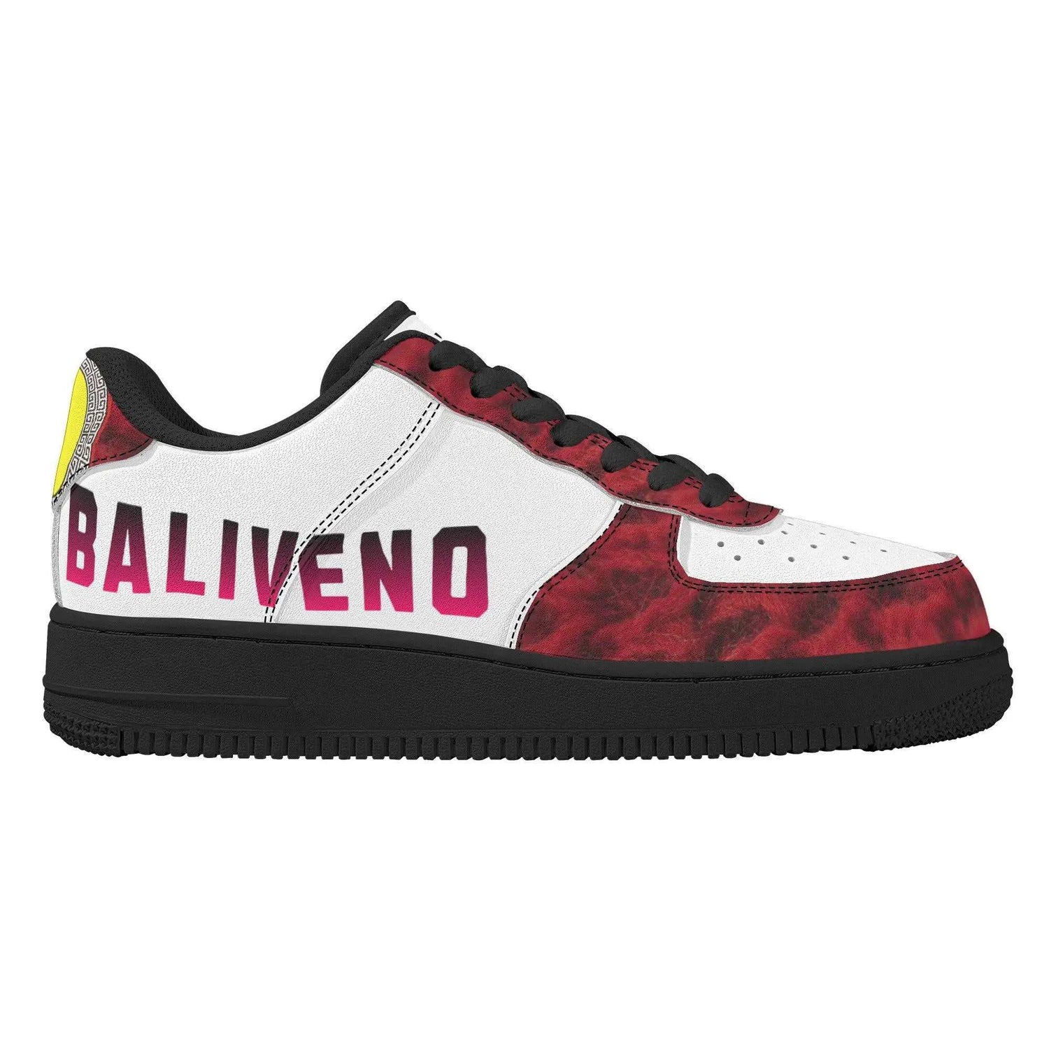 Baliveno Low Top Luxury Leather Sport SneakersBaliveno Low Top Luxury Leather Sport Sneakers* Custom all-over printed shoes with a low top and lace-up closure construction for a snug fit.* Made of high-quality eco-friendly PU upper to keep your shoes clean,[Bal]
