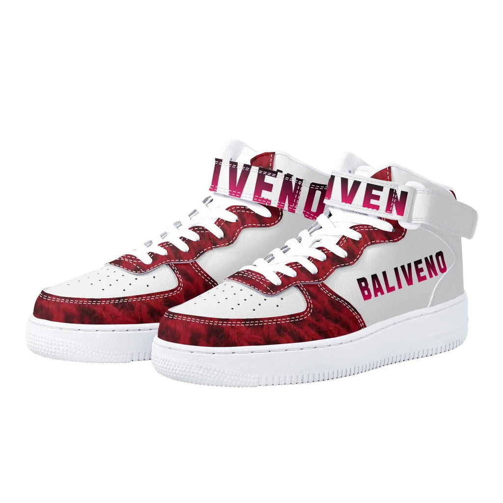 Baliveno MensBaliveno Mens High Top Leather SneakersElevate your footwear game with the Baliveno Men's High Top Leather Sneakers, a harmonious blend of style, comfort, and eco-conscious craftsmanship.
These custom all[Bal]