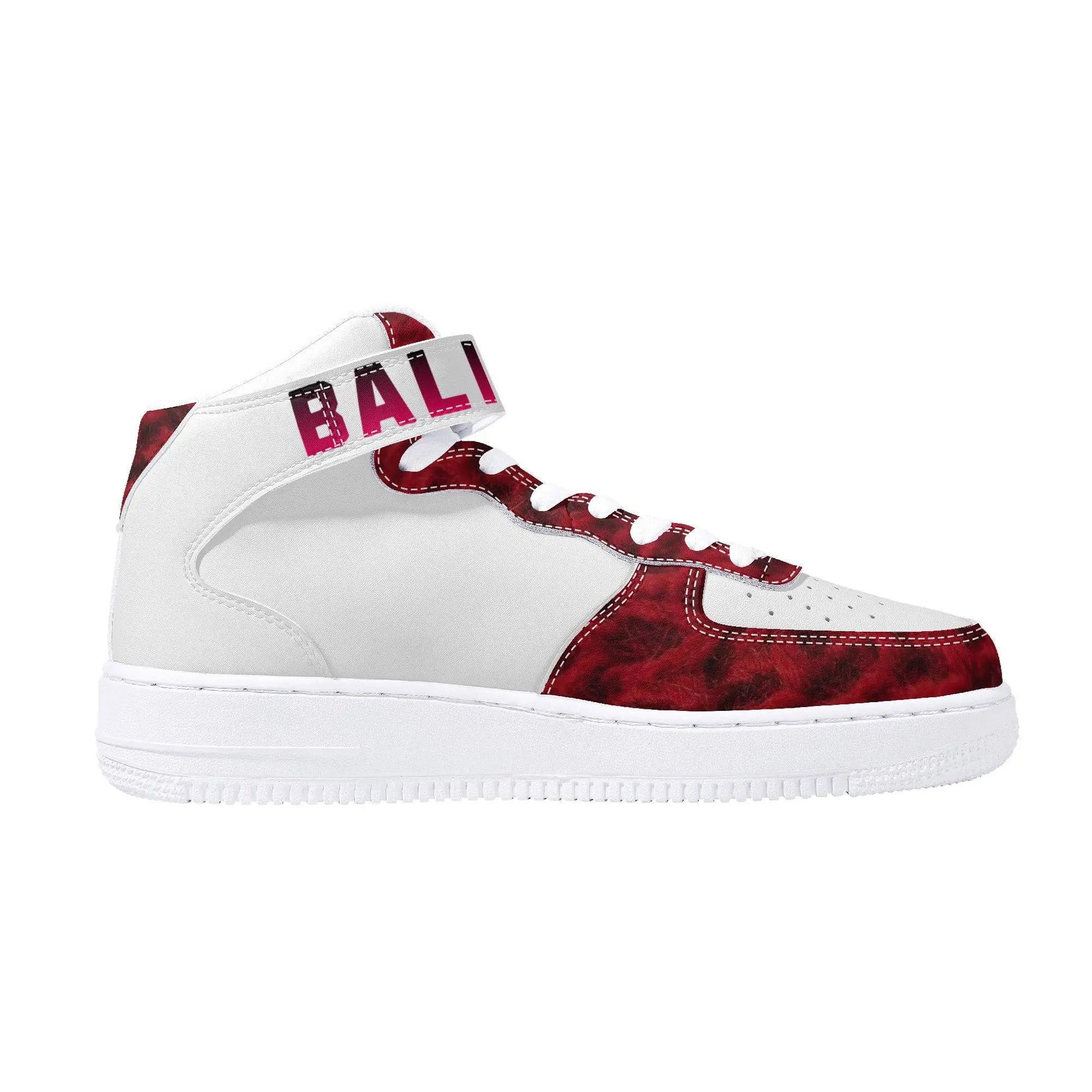 Baliveno Mens High Top Leather Sneakers - BALIVENO