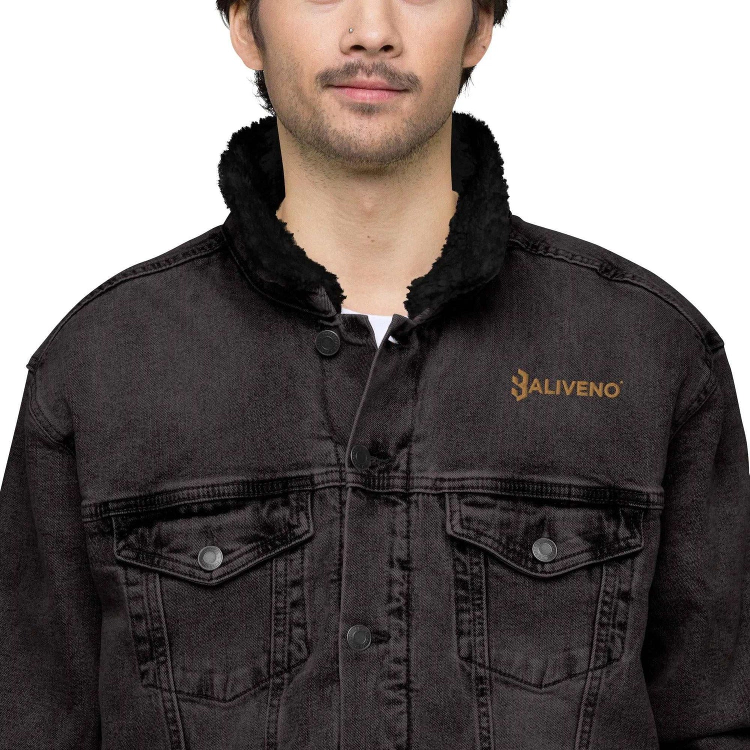 Baliveno denimBaliveno denim sherpa jacketStay cozy and sustainable in classic style with the Baliveno Sherpa Lined Denim Trucker Jacket. This heritage-inspired jean jacket features a soft recycled polyester[Bal]