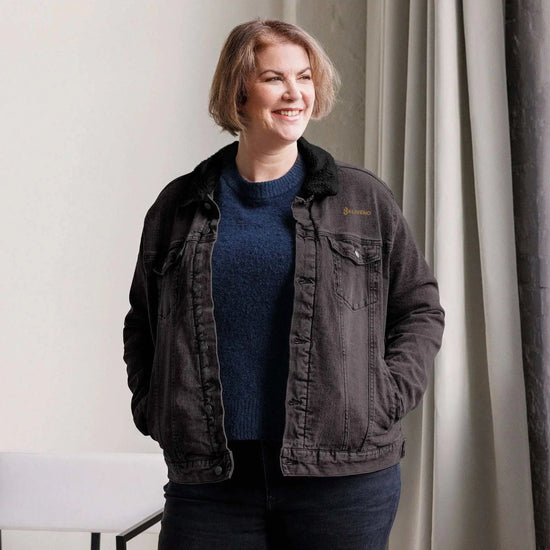 Baliveno denimBaliveno denim sherpa jacketStay cozy and sustainable in classic style with the Baliveno Sherpa Lined Denim Trucker Jacket. This heritage-inspired jean jacket features a soft recycled polyester[Bal]