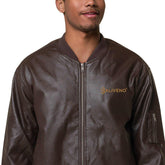 Baliveno LeatherBaliveno Leather Bomber JacketIf there’s an item that never goes out of style, it’s a leather jacket. Made of 100% PU leather, this classic piece will complement casual, chic, or sporty outfits.
[Bal]