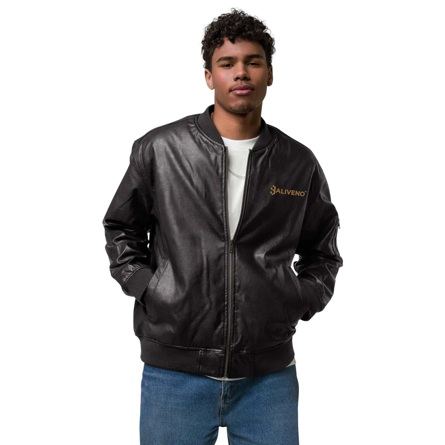 Baliveno LeatherBaliveno Leather Bomber JacketIf there’s an item that never goes out of style, it’s a leather jacket. Made of 100% PU leather, this classic piece will complement casual, chic, or sporty outfits.
[Bal]