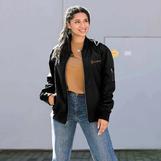 Baliveno PremiumBaliveno Premium recycled bomber jacketElevate your outerwear game with the Baliveno Premium Recycled Bomber Jacket - a timeless classic crafted with sustainability and style in mind.
Made entirely from 1[Bal]