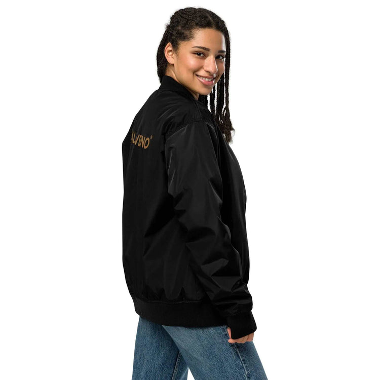 Baliveno PremiumBaliveno Premium recycled bomber jacketElevate your outerwear game with the Baliveno Premium Recycled Bomber Jacket - a timeless classic crafted with sustainability and style in mind.
Made entirely from 1[Bal]