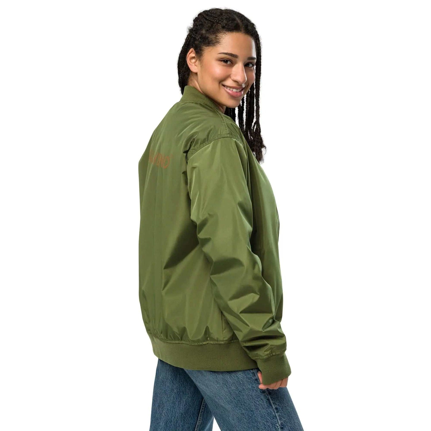 Baliveno PremiumBaliveno Premium recycled bomber jacketElevate your outerwear game with the Baliveno Premium Recycled Bomber Jacket - a timeless classic crafted with sustainability and style in mind.
Made entirely from 1[Bal]