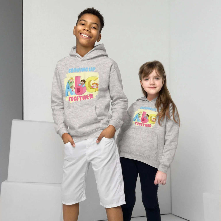 Growing Up Together HoodieGrowing Up Together HoodieIntroducing our Growing Up Together Hoodie – the epitome of snugness and style for your little one.
Designed to keep your child cozy and chic, this kids&