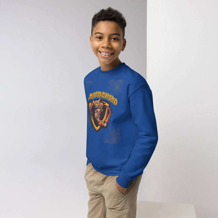 Heroes SwordHeroes Sword Youth SweatshirtGear up your young hero for all their adventures with our Heroes Sword Youth Sweatshirt. Crafted with comfort and style in mind, this crewneck sweatshirt is the perf[Bal]
