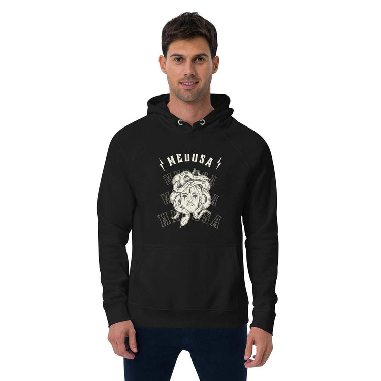 Medusa Baliveno HoodieMedusa Baliveno HoodieEmbrace style without sacrificing comfort with our Medusa Baliveno Hoodie. Crafted for those who appreciate both fashion and coziness, this super-soft unisex eco rag[Bal]