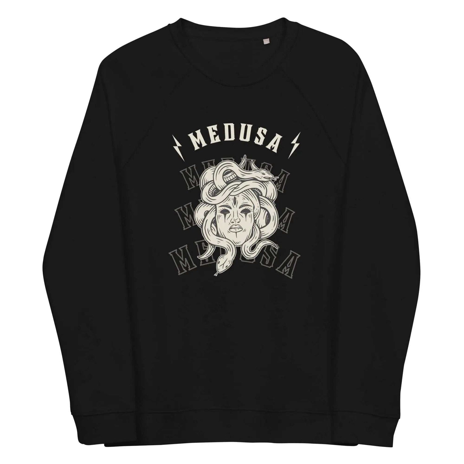 Medusa RaglanMedusa Raglan SweatshirtAchieve both comfort and style effortlessly with our Medusa Raglan Sweatshirt. Designed to be your go-to choice for feeling cozy and looking fashionable, this unisex[Bal]