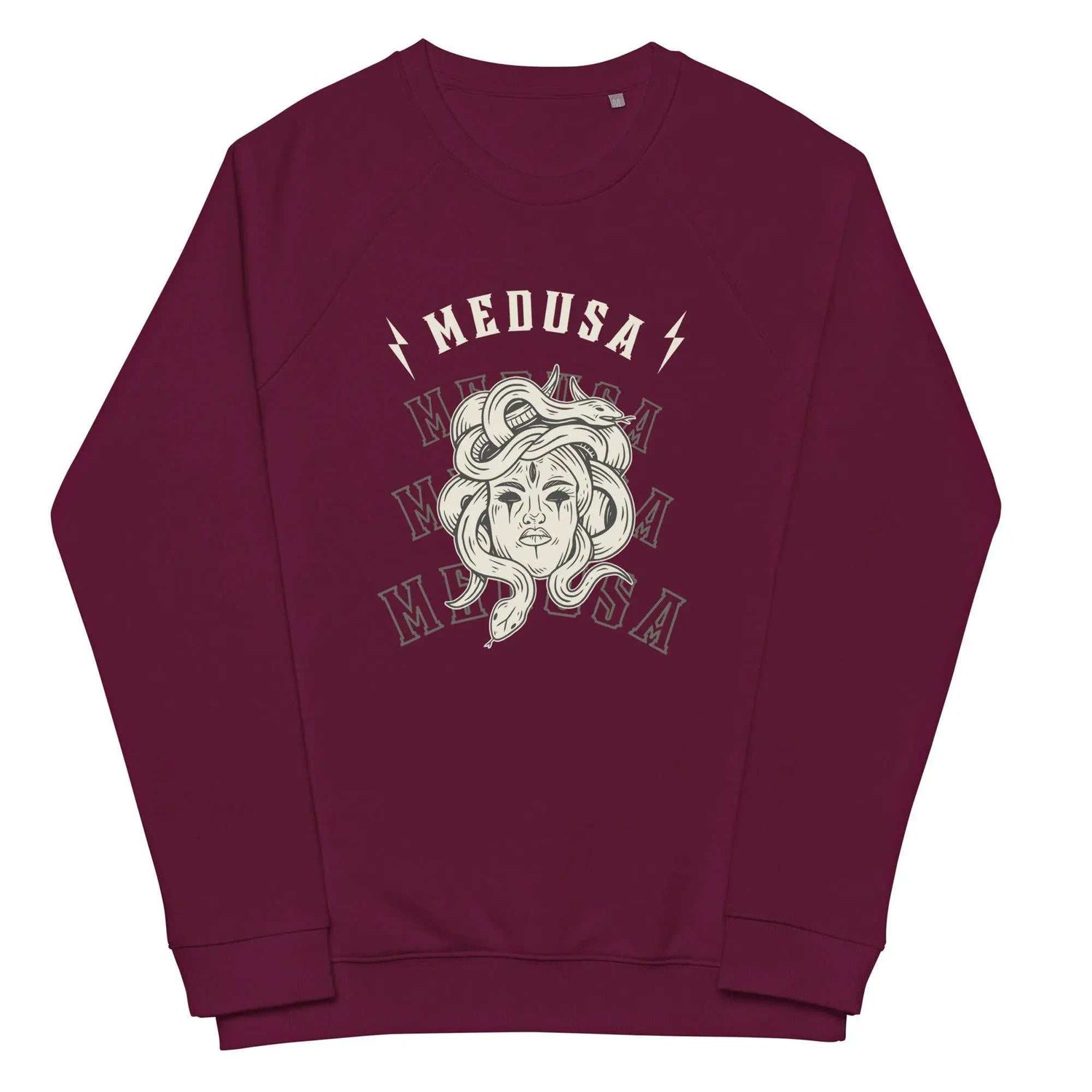 Medusa RaglanMedusa Raglan SweatshirtAchieve both comfort and style effortlessly with our Medusa Raglan Sweatshirt. Designed to be your go-to choice for feeling cozy and looking fashionable, this unisex[Bal]