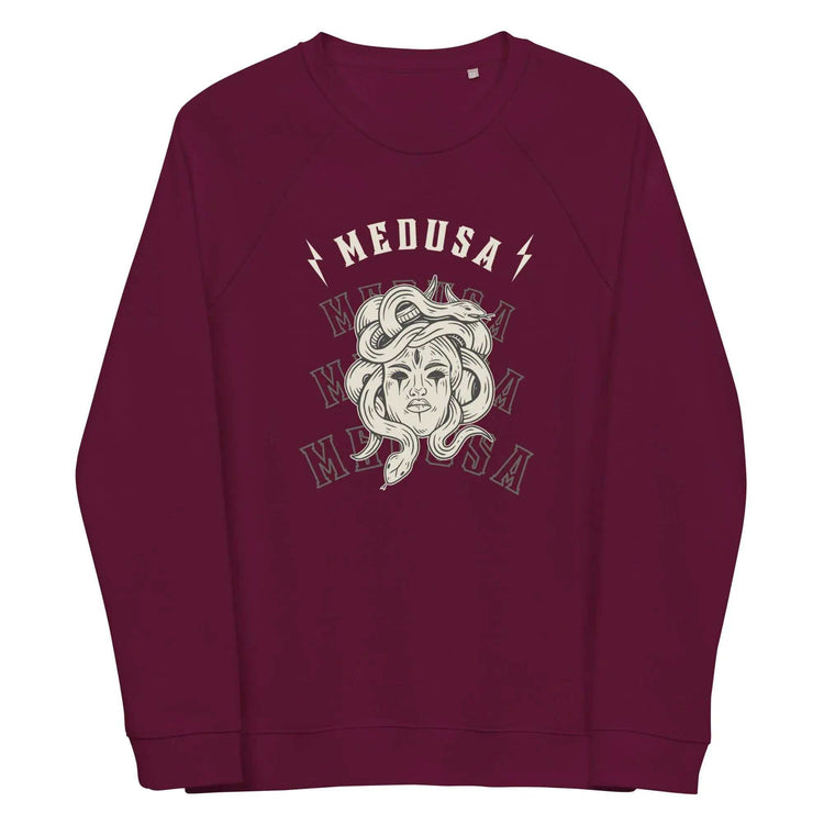 Medusa RaglanMedusa Raglan SweatshirtAchieve both comfort and style effortlessly with our Medusa Raglan Sweatshirt. Designed to be your go-to choice for feeling cozy and looking fashionable, this unisex[Bal]