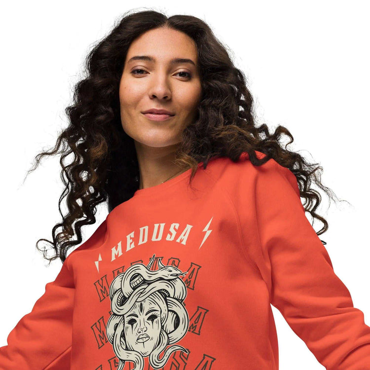 Medusa RaglanMedusa Raglan SweatshirtAchieve both comfort and style effortlessly with our Medusa Raglan Sweatshirt. Designed to be your go-to choice for feeling cozy and looking fashionable, this unisex[Bal]