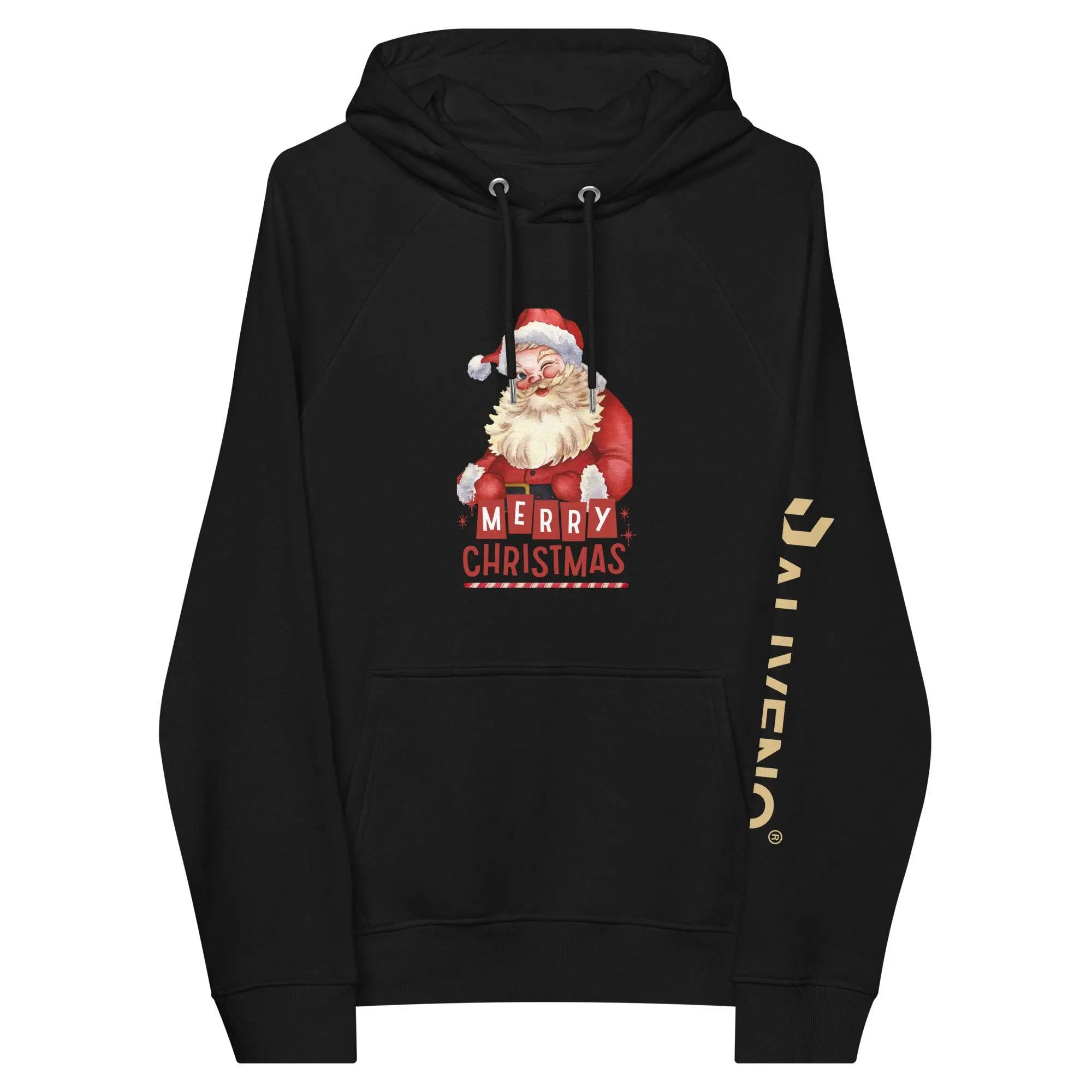 Merry Christmas raglan hoodie - BALIVENO