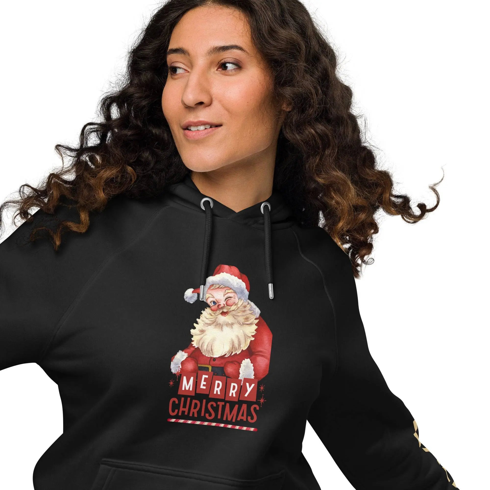 Merry Christmas raglan hoodie - BALIVENO