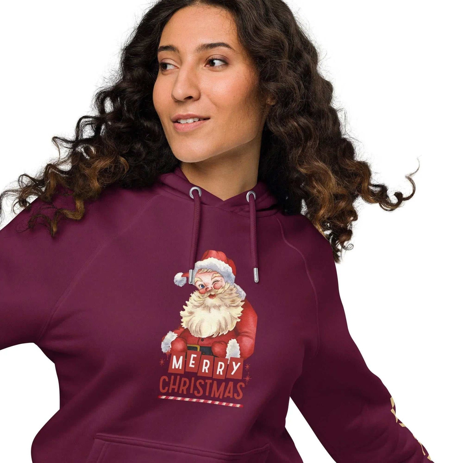 Merry Christmas raglanMerry Christmas raglan hoodieEmbrace the festive spirit with our Merry Christmas Raglan Hoodie, where style meets comfort effortlessly. This super-soft unisex eco raglan hoodie is the perfect ad[Bal]
