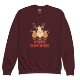 Merry ChristmasMerry Christmas Youth sweatshirtAchieve ultimate comfort and style with our Merry Christmas Raglan Sweatshirt, the perfect addition to your winter wardrobe. Crafted for both comfort and fashion, th[Bal]