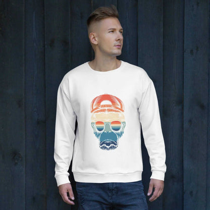 Monkey With GlassesMonkey With Glasses SweatshirtElevate your style with our Monkey With Glasses Sweatshirt, featuring a vibrant and quirky all-over print that&