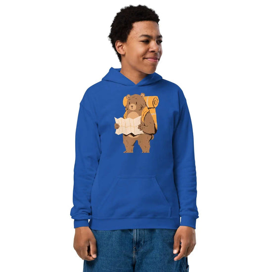 Where Am I HoodieWhere Am I HoodieExperience ultimate comfort and durability with the youth heavy blend hoodie. Ideal for active children, this hoodie, crafted from breathable cotton and tough polyes[Bal]