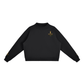 Baliveno luxury Essential Fleece Mock-Neck Crew Sweatshirt