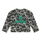 Baliveno Unisex Camo Waffle Raw Edge T-Shirt