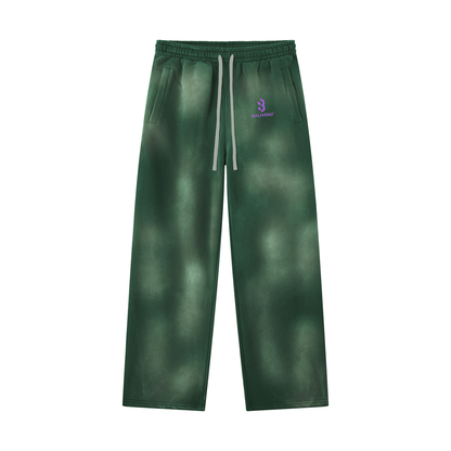 Unisex Sunfade Wide Leg Fleece Sweatpants