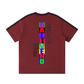 Baliveno Unisex Colorblock Striped T Shirt Cotton Blend