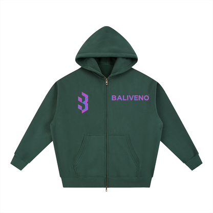 Baliveno Essential Unisex Oversized Fleece Boxy Hoodie Thick Warm