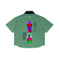 Baliveno Vibrant Unisex Striped Boxy Contrast Collar Shirt