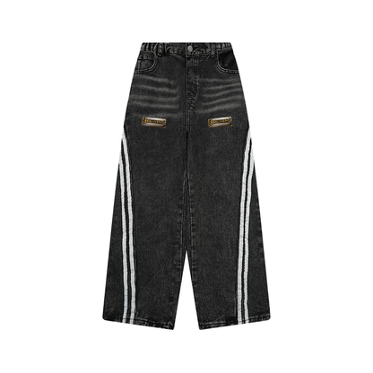Baliveno Vintage Wash Side Stripe Jeans